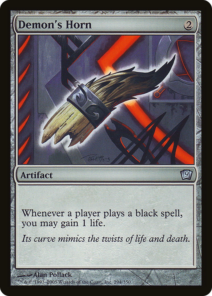 Demon's Horn (9ED-294) - 9th Edition Foil
