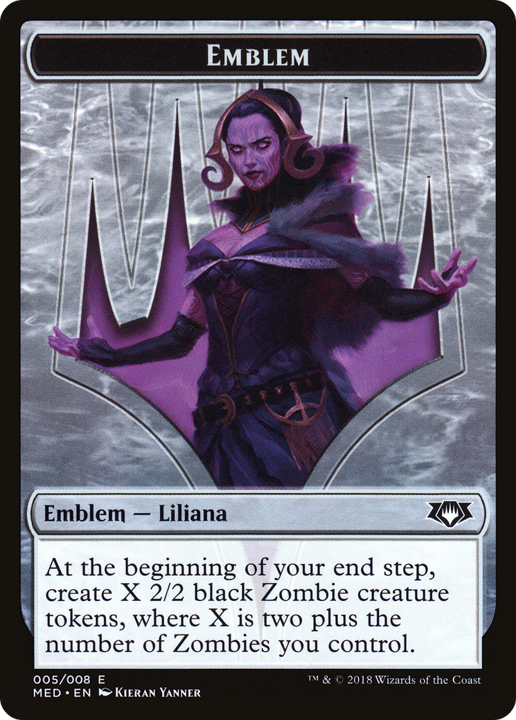 Emblem - Liliana, the Last Hope (MED-005) - Mythic Edition Tokens