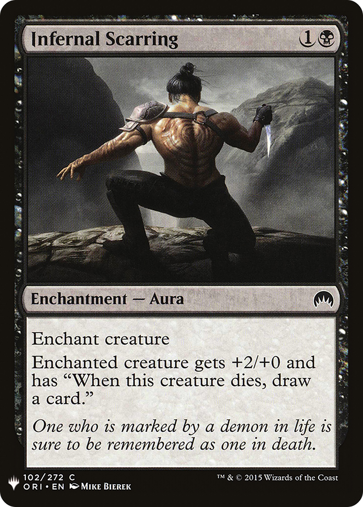 Infernal Scarring (LIST-ORI-102) - The List