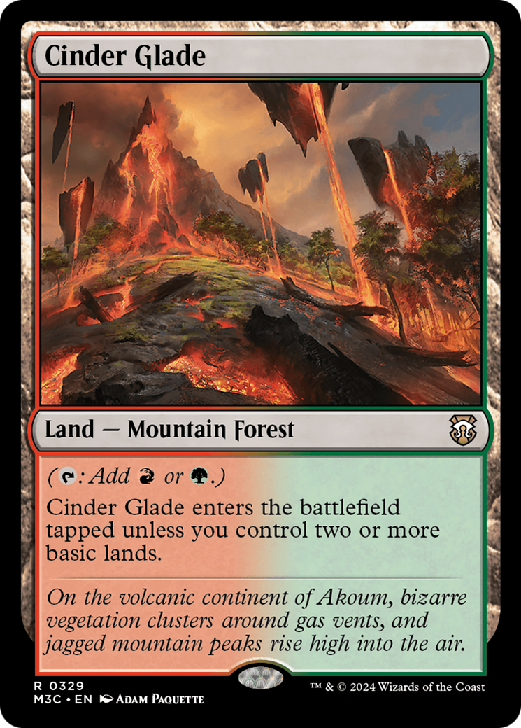 Cinder Glade (M3C-329) - Modern Horizons 3 Commander
