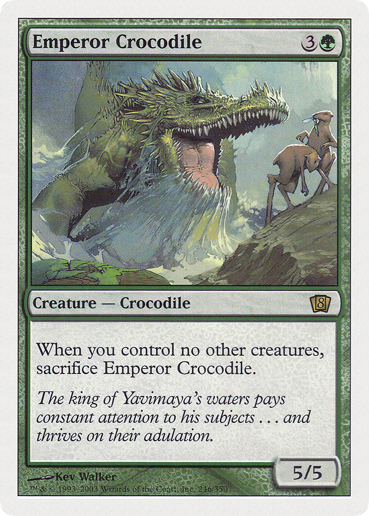 Emperor Crocodile (8ED-246) - 8th Edition Foil