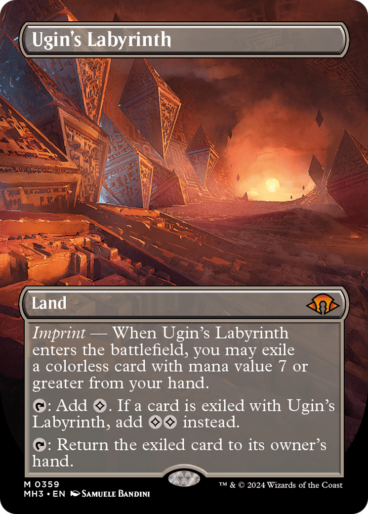 Ugin's Labyrinth (Borderless) (MH3-359) - Modern Horizons 3
