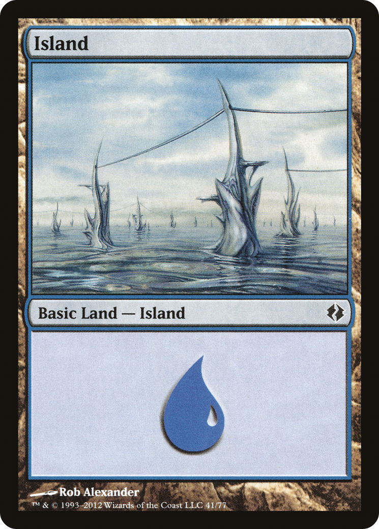Island (41) (DDI-041) - Duel Decks: Venser vs. Koth