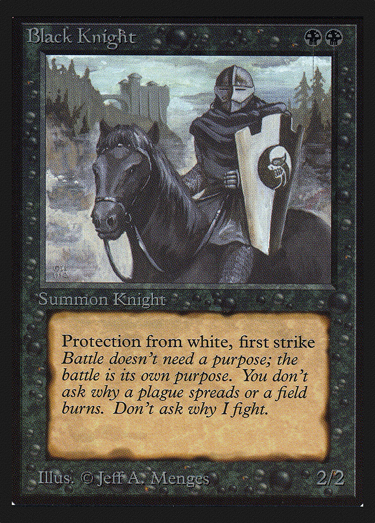 Black Knight (IE) (IED-) - Intl. Collectors' Edition