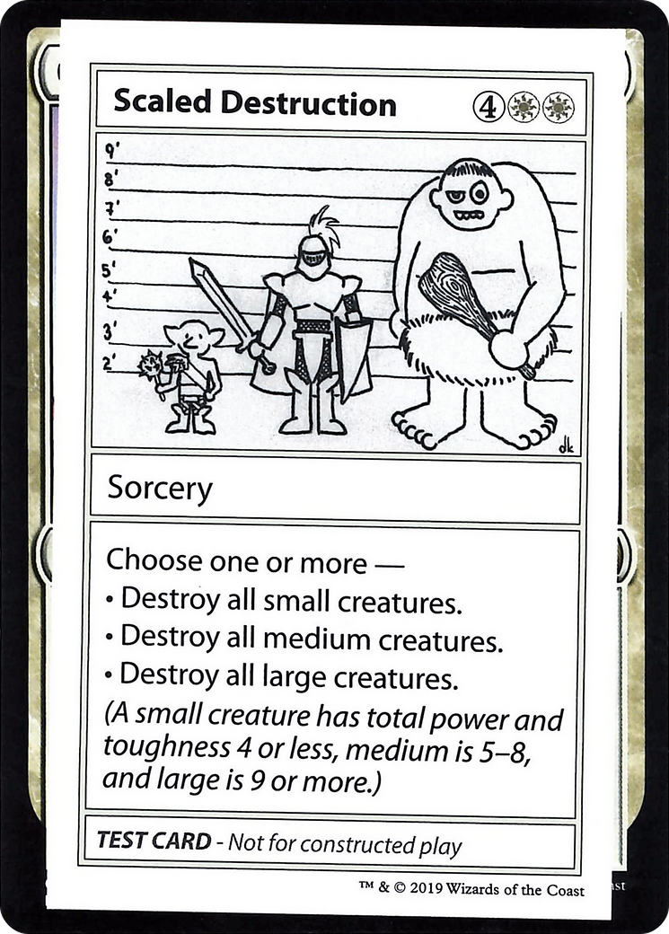 Scaled Destruction (No PW Symbol) (CMB1-012) - Mystery Booster Playtest Cards 2021