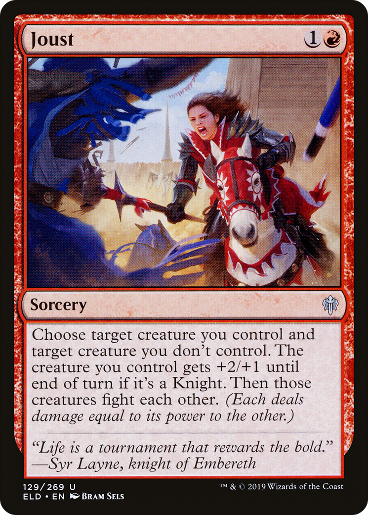 Joust (ELD-129) - Throne of Eldraine