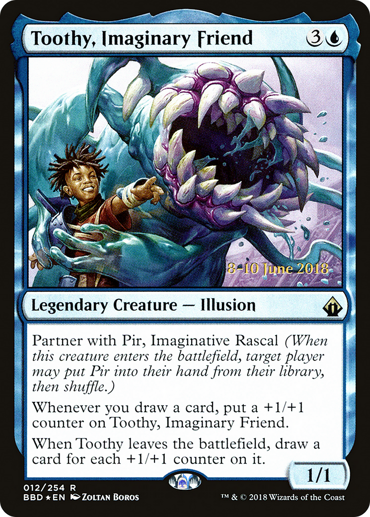 Toothy, Imaginary Friend (LARP-012) - Battlebond Promos Foil