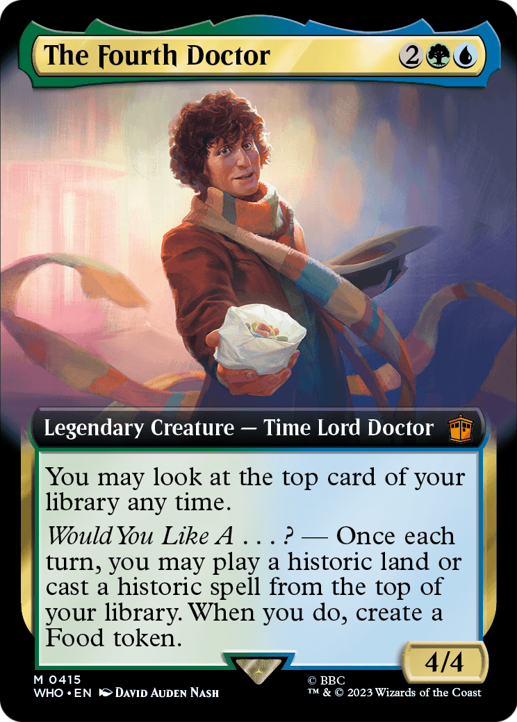 The Fourth Doctor (Extended Art) (WHO-415) - Doctor Who: (Extended Art)
