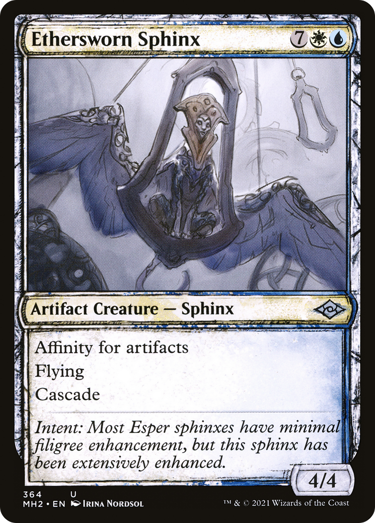 Ethersworn Sphinx (Showcase) (MH2-364) - Modern Horizons 2: (Showcase) Foil