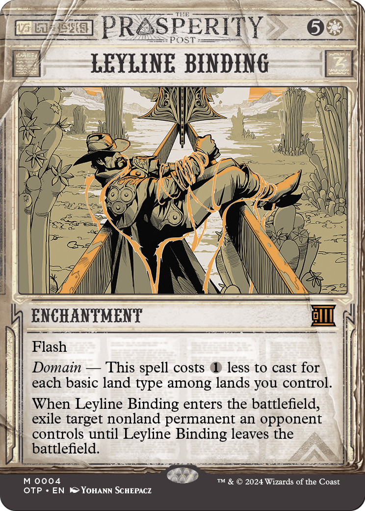 Leyline Binding (OTP-004) - Breaking News: (Showcase) (Borderless)