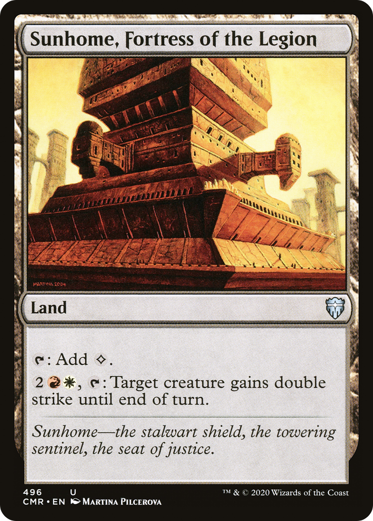 Sunhome, Fortress of the Legion (CMR-496) - Commander Legends