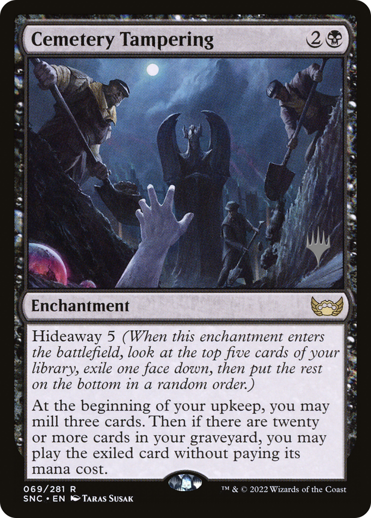 Cemetery Tampering (PPSNC-069) - Streets of New Capenna Promos Foil
