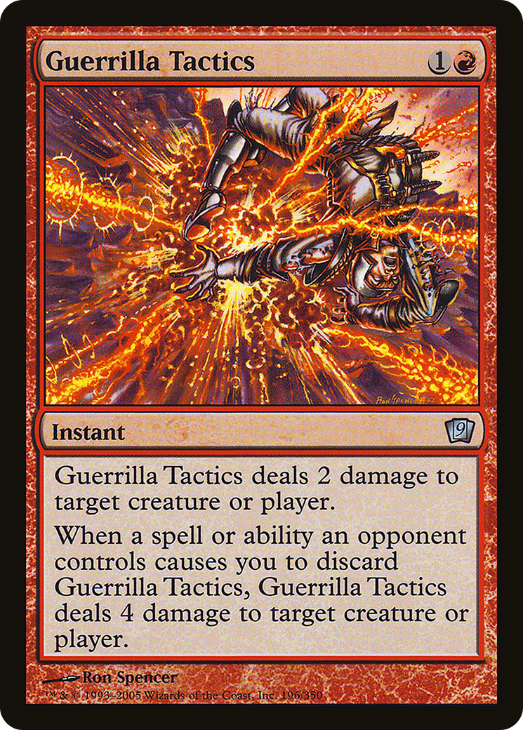 Guerrilla Tactics (9ED-196★) - 9th Edition Foil