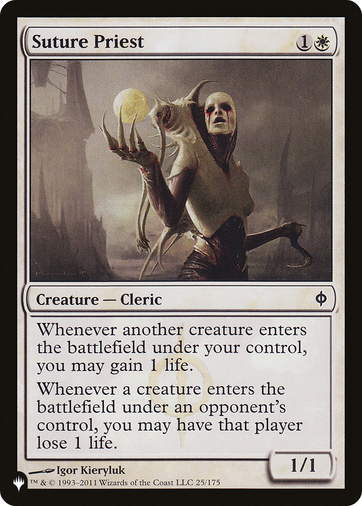 Suture Priest (LIST-NPH-25) - The List