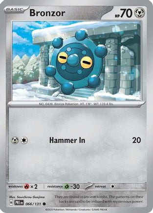 Bronzor 066 SV Prismatic Evolutions - Common
