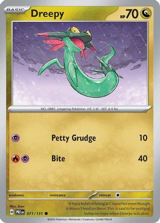Dreepy 071 SV Prismatic Evolutions - Common