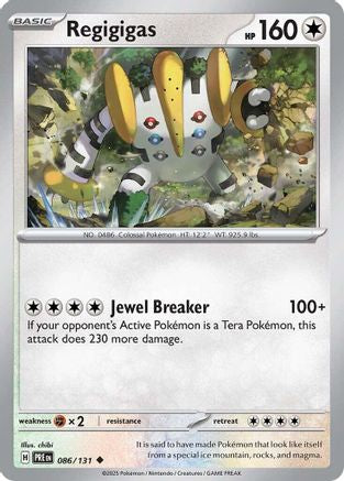 Regigigas 086 SV Prismatic Evolutions - Uncommon