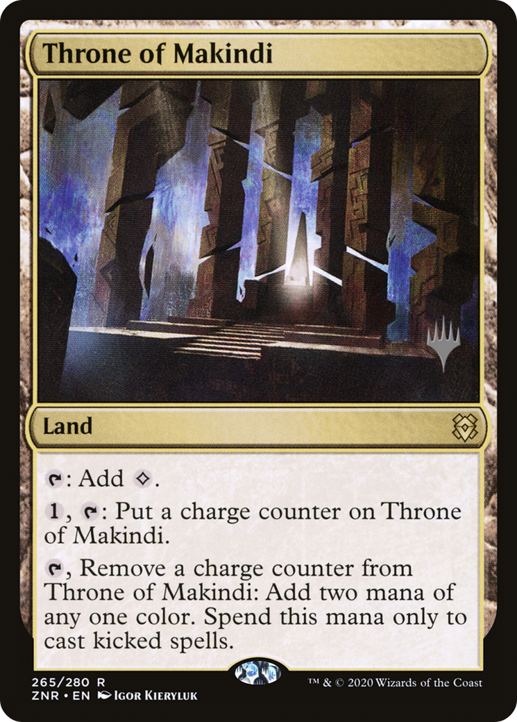 Throne of Makindi (PPZNR-265) - Zendikar Rising Promos Foil