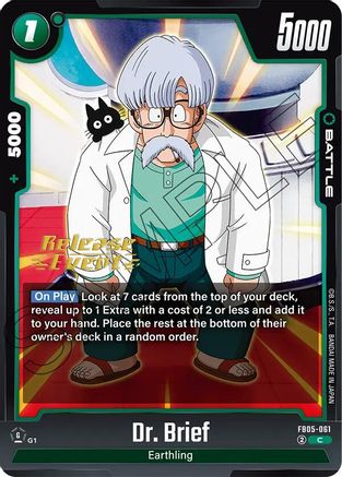 Dr. Brief (FB05-061) - New Adventure Release Event Cards