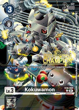 Kokuwamon (2025 Regionals Champion) (BT8-059) - New Awakening Foil