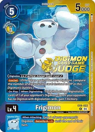 Frigimon (Judge Pack 2025 Wave 1) (EX8-022) - Chain of Liberation Foil
