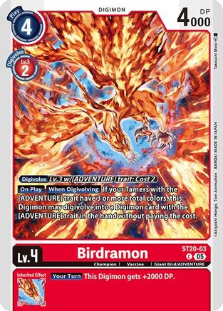 Birdramon (ST20-03) - Starter Deck 20: Protector of Light