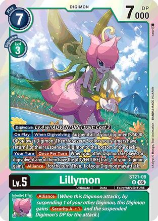 Lillymon (ST21-09) - Starter Deck 21: Hero of Hope Foil