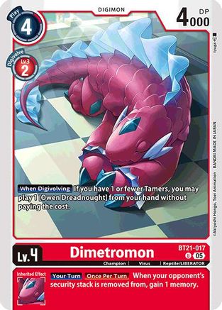 Dimetromon (BT21-017) - World Convergence