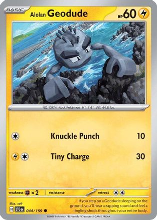 Alolan Geodude 044 SV09 Journey Together - Common
