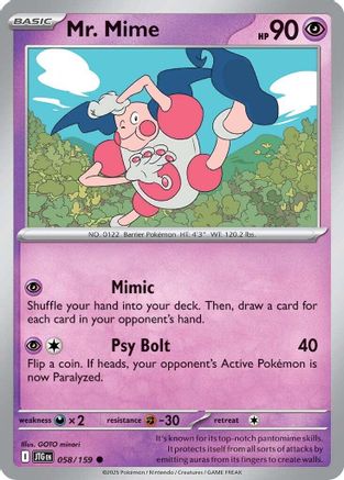 Mr. Mime 058 SV09 Journey Together - Common
