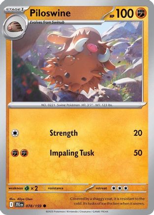 Piloswine 078 SV09 Journey Together - Common