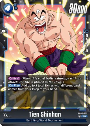 Tien Shinhan - FB06-032 (FB06-032) - Rivals Clash Holofoil