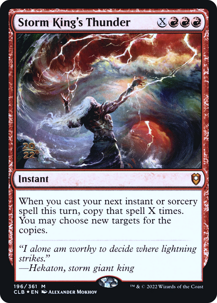 Storm King's Thunder (PRE-196) - Battle for Baldur's Gate Promos Foil