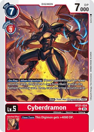 Cyberdramon (BT21-024) - World Convergence