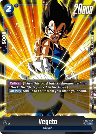 Vegeta (Limited Pack 01) (FB03-047) - Tournament and Championship Promos