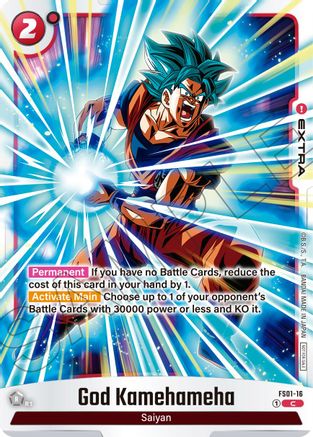 God Kamehameha (Limited Pack 01) (FS01-16) - Tournament and Championship Promos