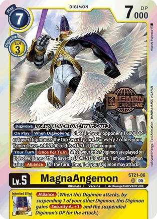MagnaAngemon (ST21-06) - Starter Deck 21: Hero of Hope Release Event Cards Foil