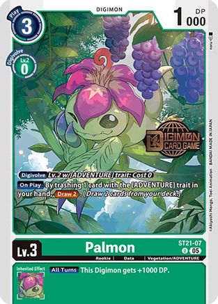 Palmon (ST21-07) - Starter Deck 21: Hero of Hope Release Event Cards Foil