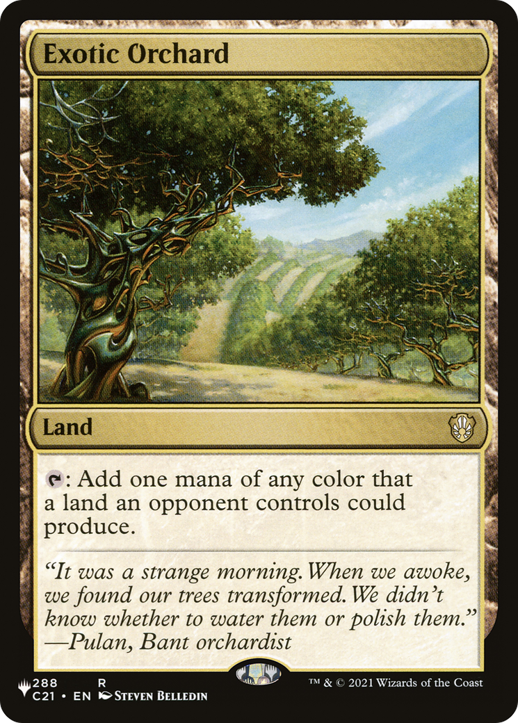 Exotic Orchard (C21) (LIST-C21-288) - The List