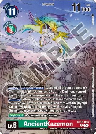 AncientKazemon (Tamer's Selection Box Ver. Championship 2024) (BT18-054) - Release Special Booster 2.0 Foil