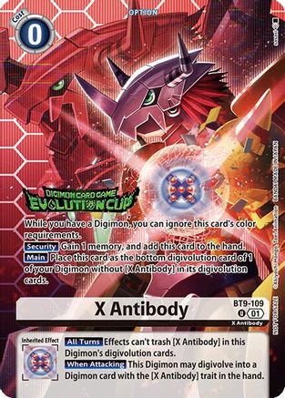 X Antibody (Evolution Cup 2025 Vol. 1) (BT9-109) - X Record Foil