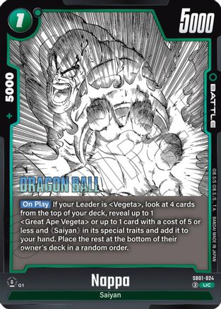 Nappa (SB01-024) - Manga Booster 01