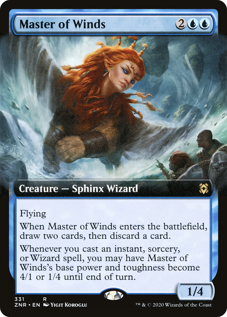 Master of Winds (Extended Art) (ZNR-331) - Zendikar Rising: (Extended Art)