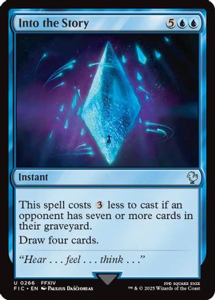 Into the Story (Surge Foil) (FIC-266) - Commander: FINAL FANTASY Foil