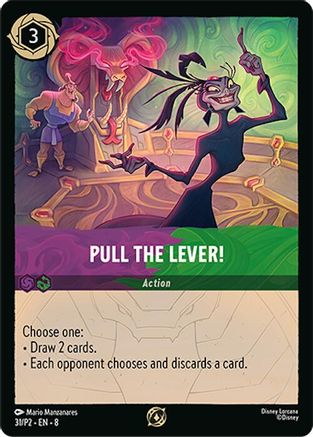 Pull the Lever! (31/P2) - Disney Lorcana Promo Cards Cold Foil