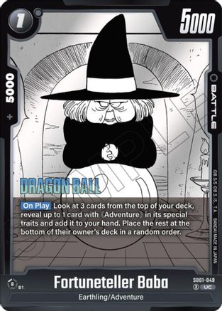 Fortuneteller Baba (SB01-049) - Manga Booster 01 Holofoil