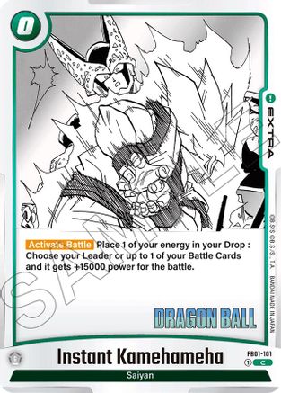 Instant Kamehameha (FB01-101) - Manga Booster 01 Holofoil