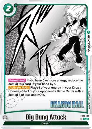 Big Bang Attack (FB01-103) - Manga Booster 01