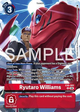 Ryutaro Williams (Digimon Liberator Debuggers Set) (EX8-065) - Chain of Liberation Foil