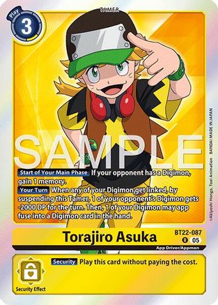 Torajiro Asuka (BT22-087) - Cyber Eden Foil